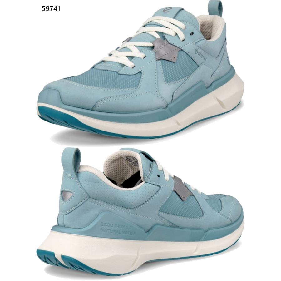エコー レディース レザー ゴアテックス Gore-Tex スニーカー バイオム biom 2.2 シューズ 紐靴 ローカット 830813の画像