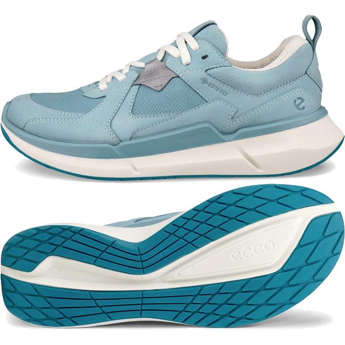 エコー レディース レザー ゴアテックス Gore-Tex スニーカー バイオム biom 2.2 シューズ 紐靴 ローカット 830813の画像