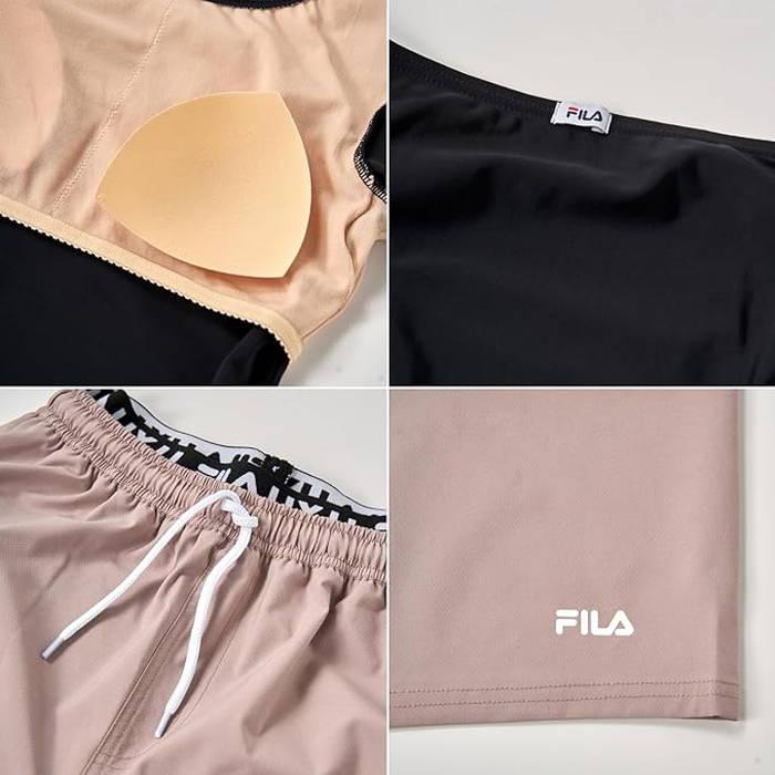 FILA（フィラ） 3点セット ジュニア キッズ セット水着 セパレート