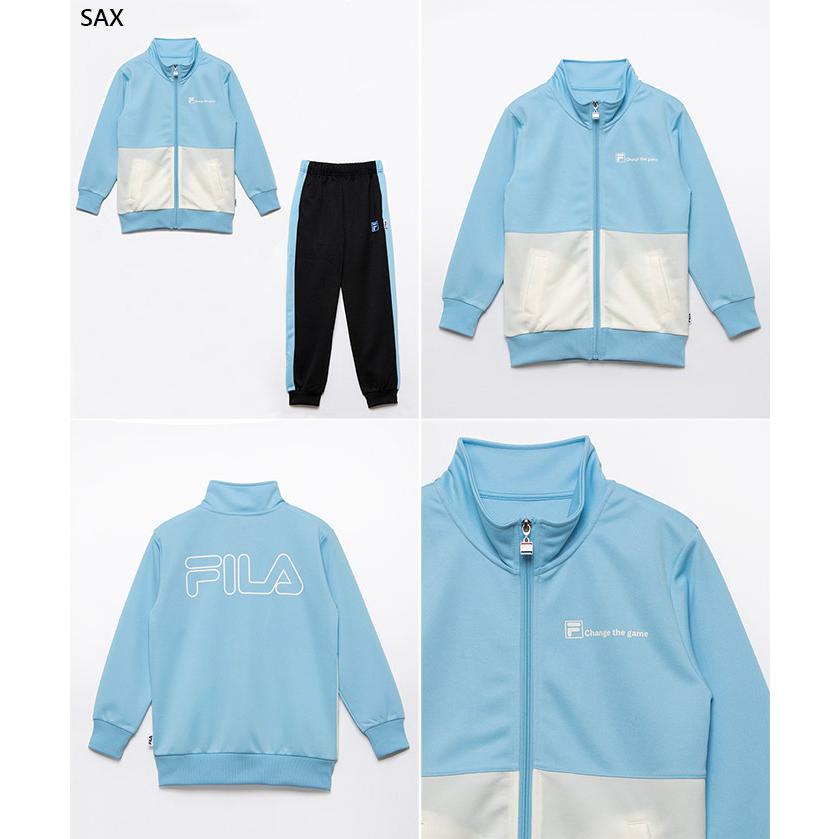 FILA（フィラ） 上下セット ジュニア キッズ ジャージ トップス パンツ