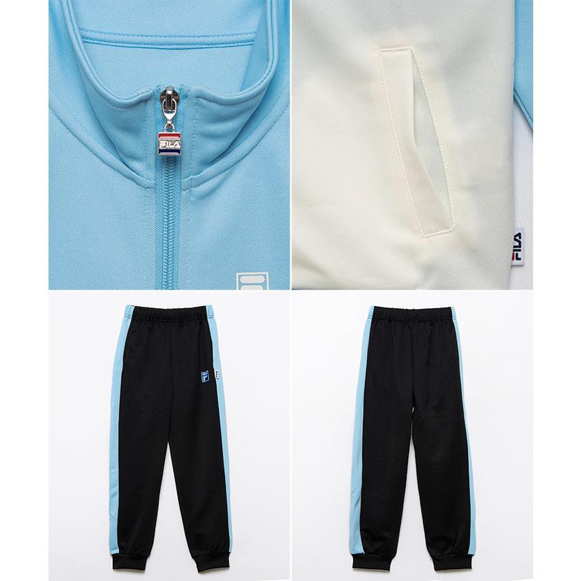 上下セット フィラ ジュニア キッズ ジャージ トップス パンツ ズボン ボトムス ブルー 青 送料無料 FILA 145711 FILA（フィラ） 上下セット ジュニア キッズ ジャージ トップス パンツ
