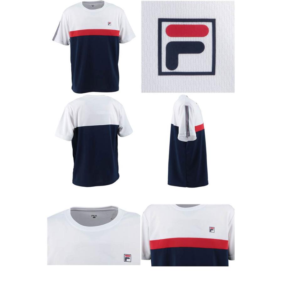 FILA（フィラ） メンズ ゲームシャツ テニス バドミントンウェア