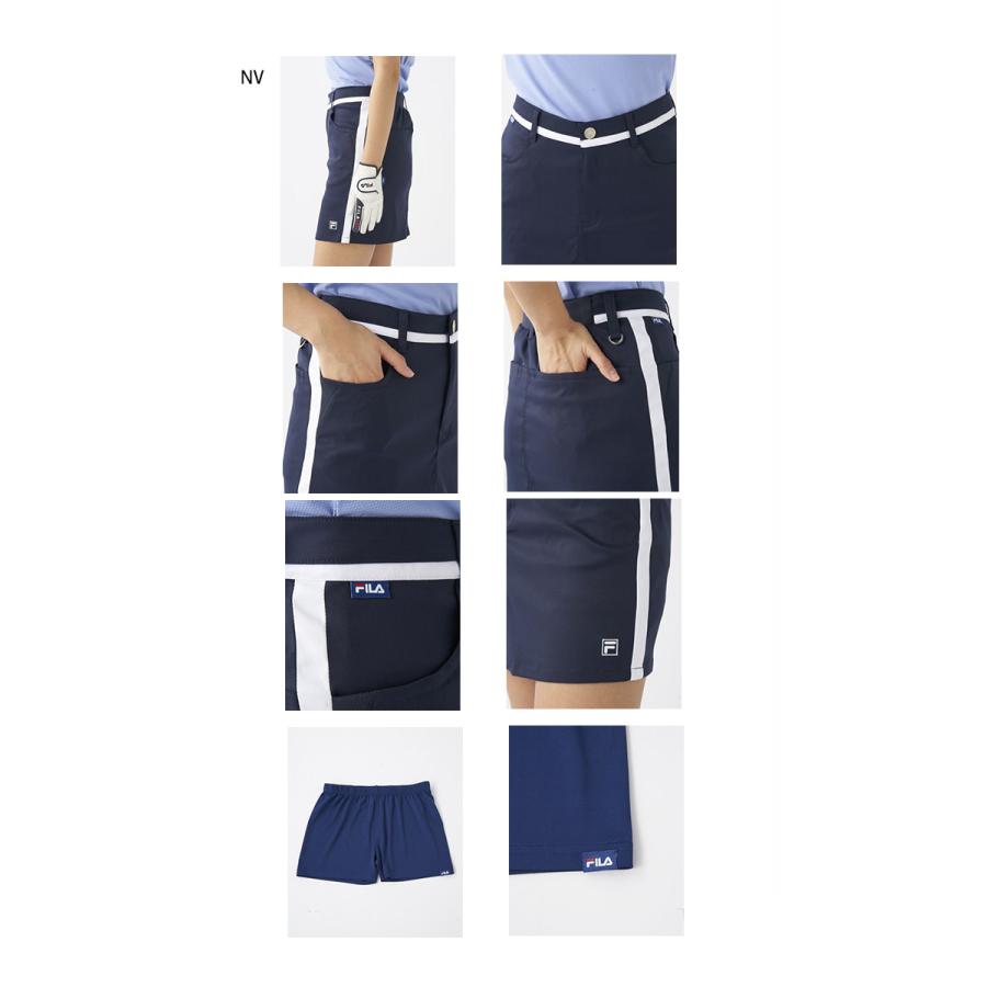 FILA GOLF フィラ ゴルフ レディース バックロゴデザインスカート