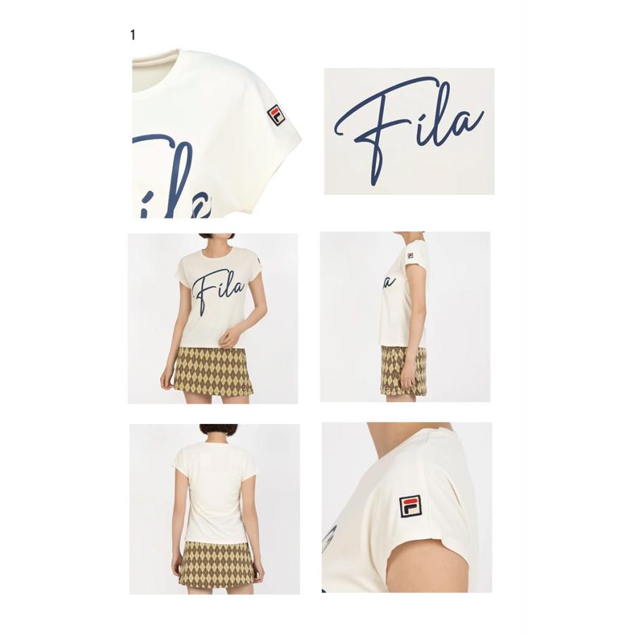 FILA（フィラ） レディース グラフィックTシャツ テニス バドミントン