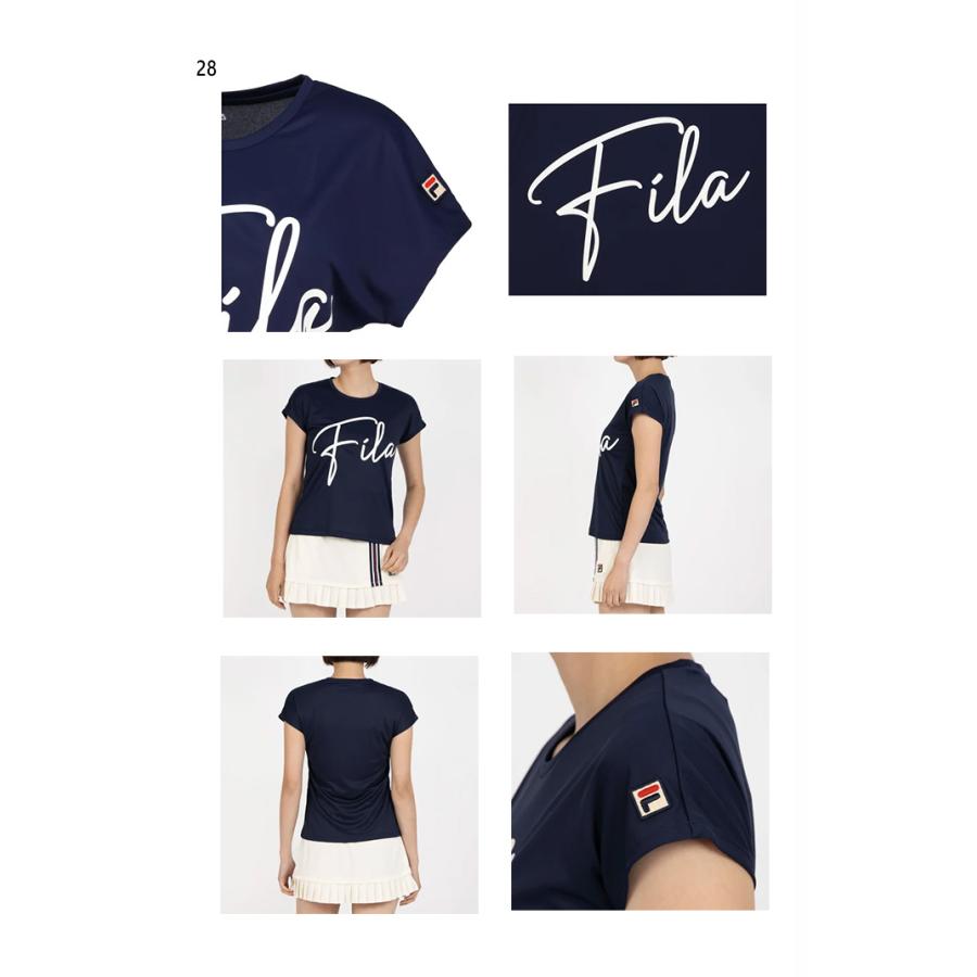 FILA（フィラ） レディース グラフィックTシャツ テニス バドミントン