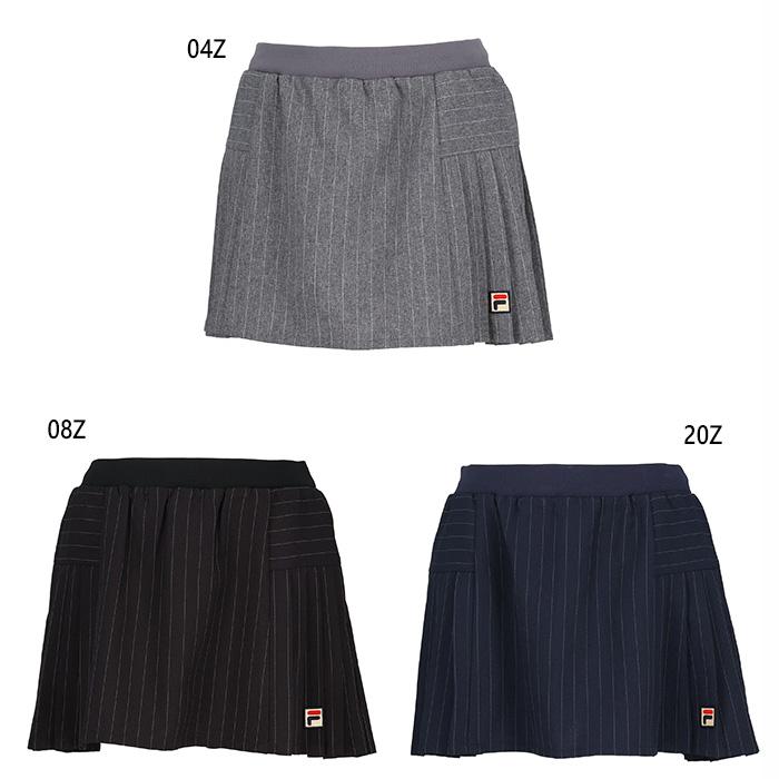 フィラ レディース スコート テニス バドミントンウェア ボトムス スカート ブラック 黒 グレー ネイビー 灰色 送料無料 FILA EL0247 FILA（フィラ） レディース スコート テニス バドミントンウェア