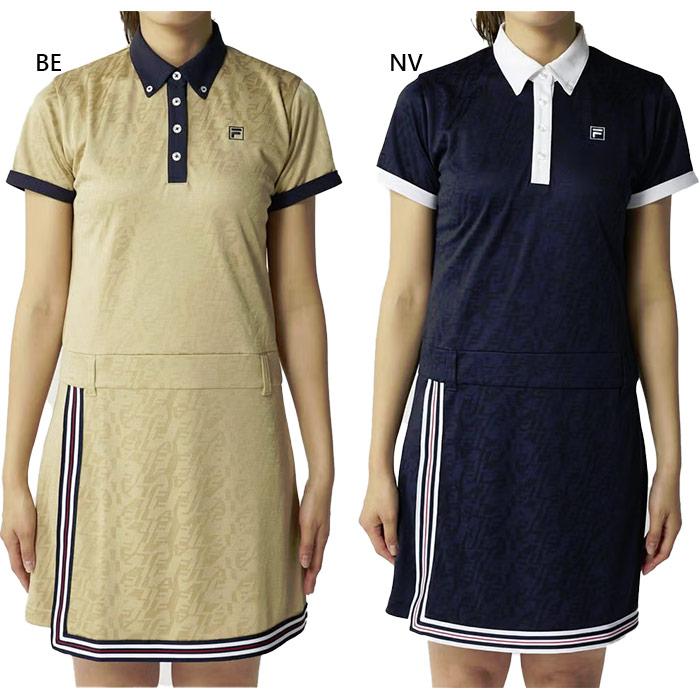 FILA GOLF フィラ ゴルフ レディース 巻きスカート風ワンピース ゴルフ