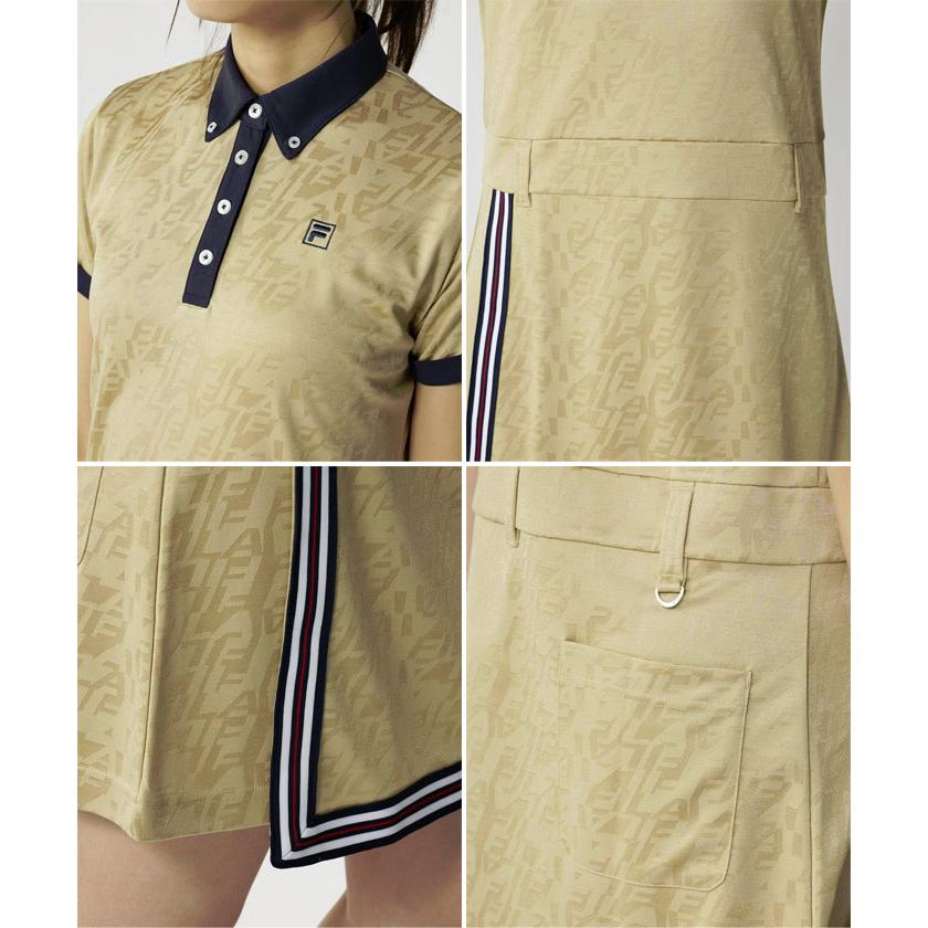 FILA GOLF フィラ ゴルフ レディース 巻きスカート風ワンピース ゴルフ