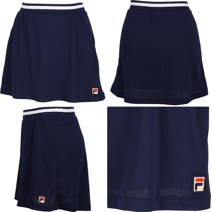 大人可愛い　S新品FILA　フィラ テニス・バドミントンウェア スコート レース FILA（フィラ） レディース スコート テニス バドミントンウェア