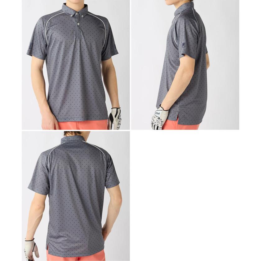 FILA GOLF フィラ ゴルフ メンズ 半袖ポロシャツ ゴルフウェア
