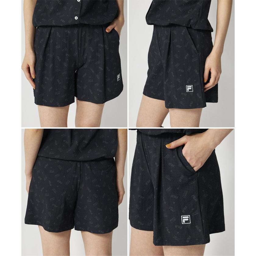 FILA GOLF フィラ ゴルフ レディース シアサッカーショートパンツ