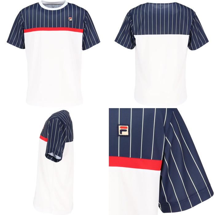 FILA（フィラ） メンズ ゲームシャツ テニス バドミントンウェア