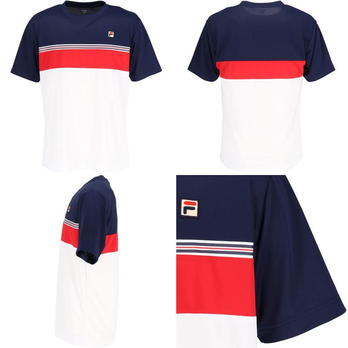 FILA（フィラ） メンズ ゲームシャツ テニス バドミントンウェア