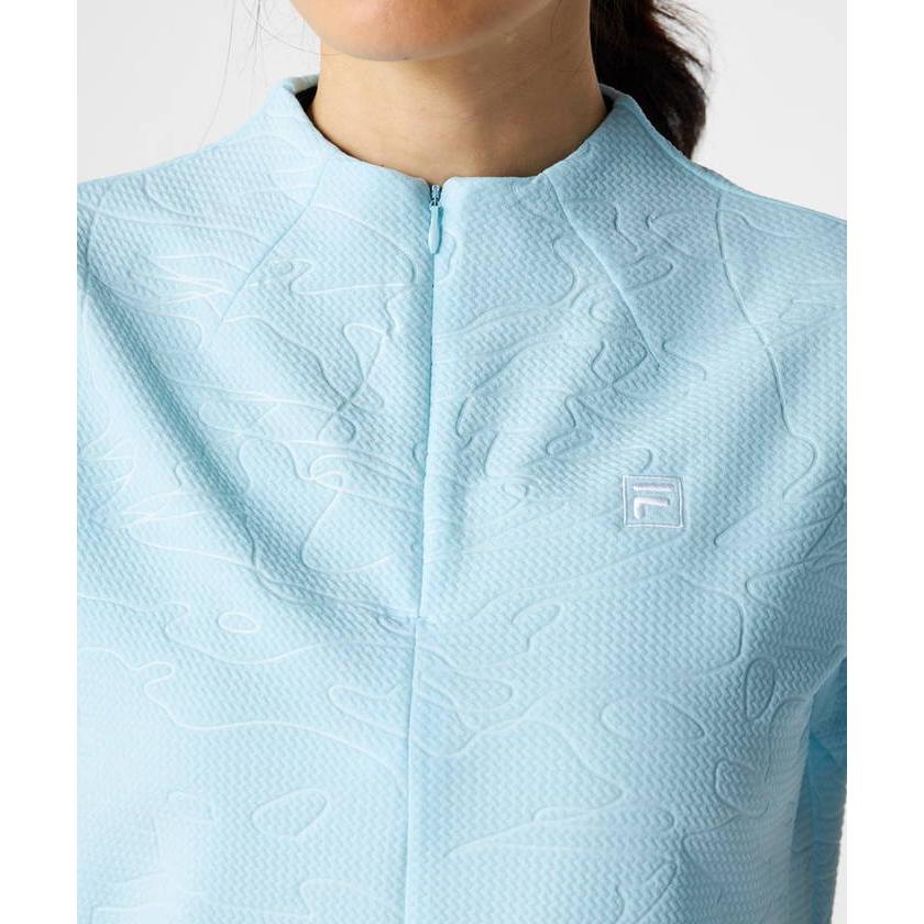 FILA GOLF フィラ ゴルフ レディース 半袖モックネックシャツ ゴルフ