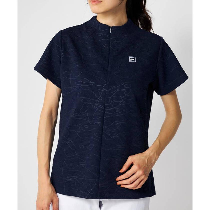 FILA GOLF フィラ ゴルフ レディース 半袖モックネックシャツ ゴルフ
