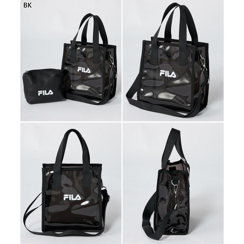 FILA 2点セット FILA（フィラ） 2点セット レディース PVCロゴ2WAYバッグ 水泳用品