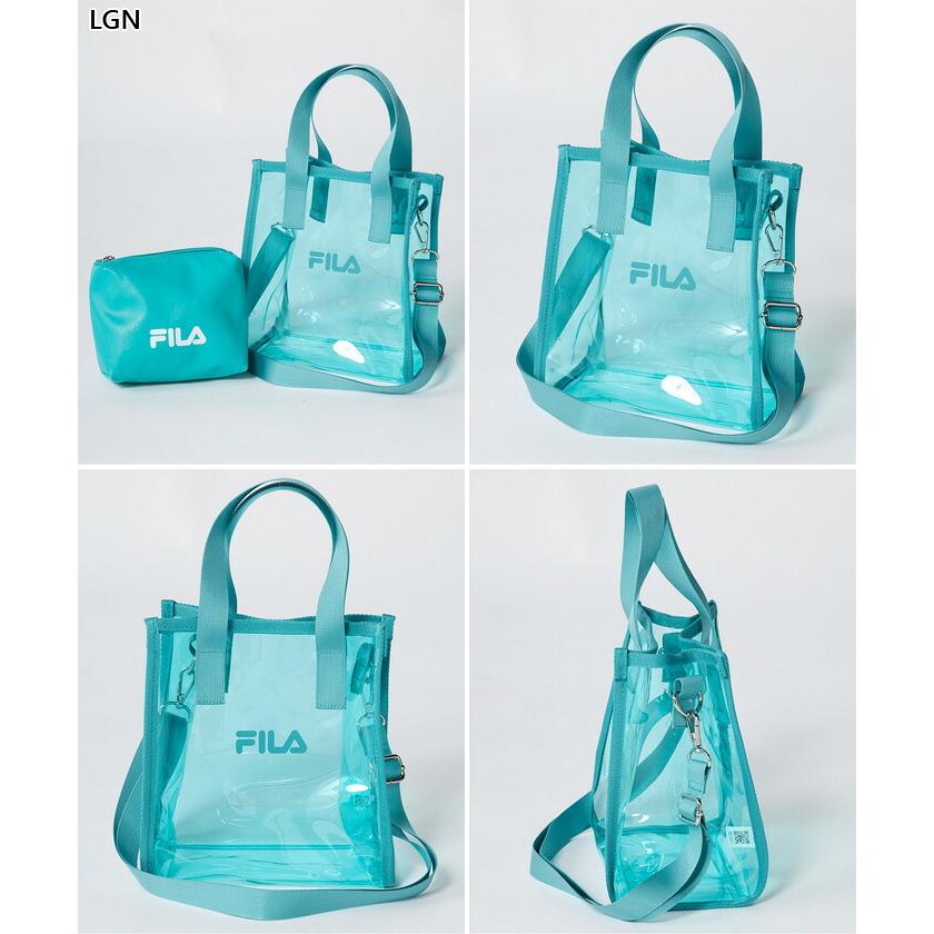 FILA 2点セット FILA（フィラ） 2点セット レディース PVCロゴ2WAYバッグ 水泳用品