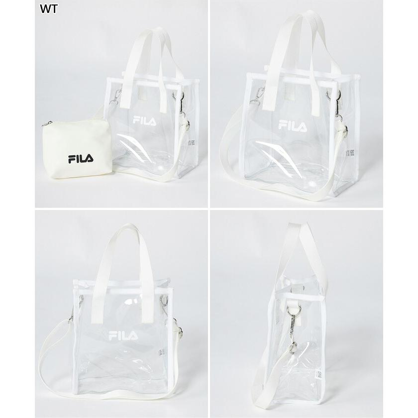 FILA（フィラ） 2点セット レディース PVCロゴ2WAYバッグ 水泳用品