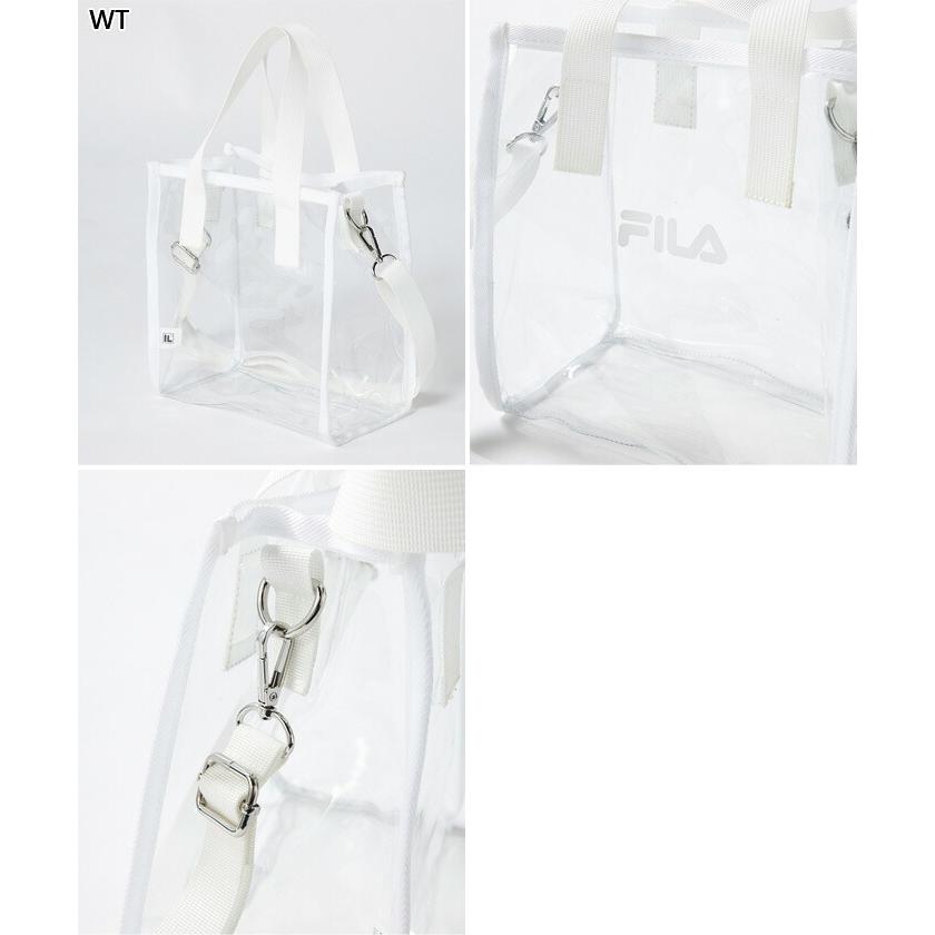 FILA（フィラ） 2点セット レディース PVCロゴ2WAYバッグ 水泳用品