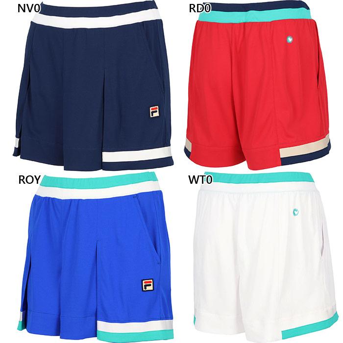 FILA レディース テニス ゲームシャツ ＆ショートパンツMサイズ FILA（フィラ） レディース ショートパンツ テニス バドミントンウェア