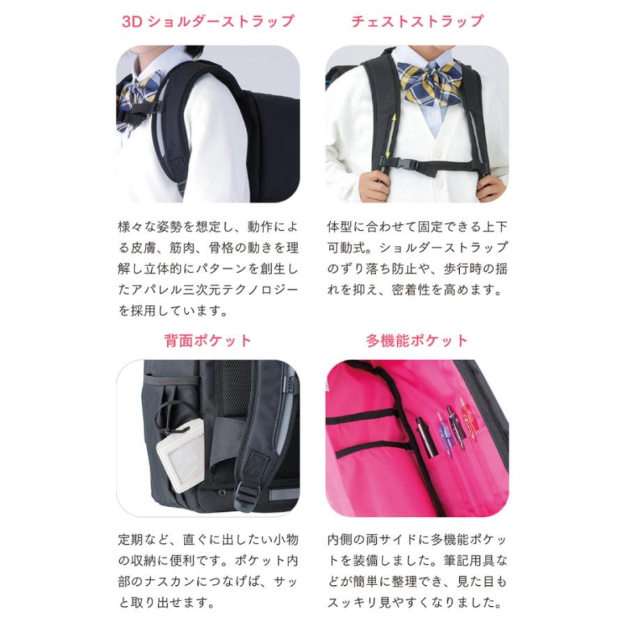 FOOTMARK（フットマーク） 24L 中高生向け ジュニア キッズ ラクサック スタンダード RAKUSACK リュックサック デイパック ...
