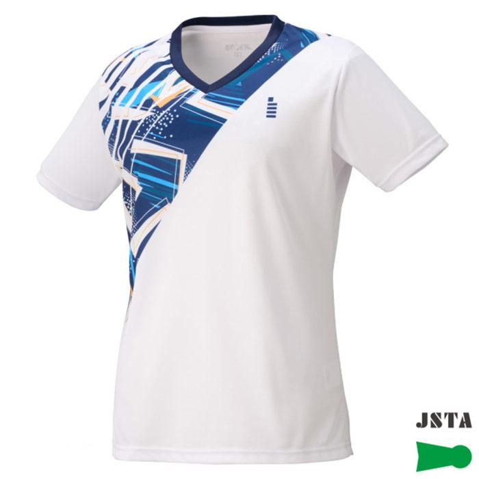 GOSEN レディース T2515 バドミントンシャツ L ホワイト GOSEN レディース T2515 バドミントンシャツ L ホワイト GOSEN
