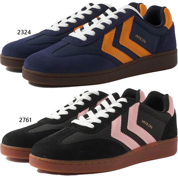 ヒュンメル メンズ レディース VM78 CPH RS スニーカー シューズ 紐靴 カジュアル ローカット ブラック 黒 ネイビー 送料無料 hummel HM227912 hummel（ヒュンメル） メンズ レディース VM78 CPH RS スニーカー