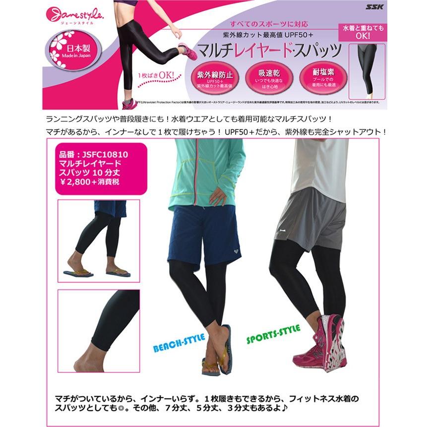 ジェーンスタイル レディース ジョギング マラソン ランニング ウェア ロング スパッツ マルチレイヤードスパッツ10分丈 Jsfc Janestyle 1036 バイタライザー 通販 Yahoo ショッピング