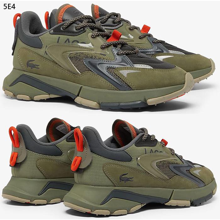 ラコステ メンズ ネオ テック L003 NEO TECH 224 1 SM スニーカー シューズ 紐靴 スポーティー ロゴ ホワイト 白 カーキ 送料無料 LACOSTE 48SMA0062 LACOSTE（ラコステ） メンズ ネオ テック L003 NEO TECH 224 1 SM