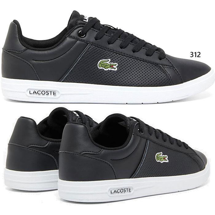 ラコステ レディース ライトベース LITE BASE 1 224 1 SFA スニーカー シューズ 紐靴 ローカット レザースニーカー ホワイト 白 ブラック 黒 送料無料 LACOSTE 48SFA0124 LACOSTE（ラコステ） レディース ライトベース LITE BASE 1 224 1 SFA