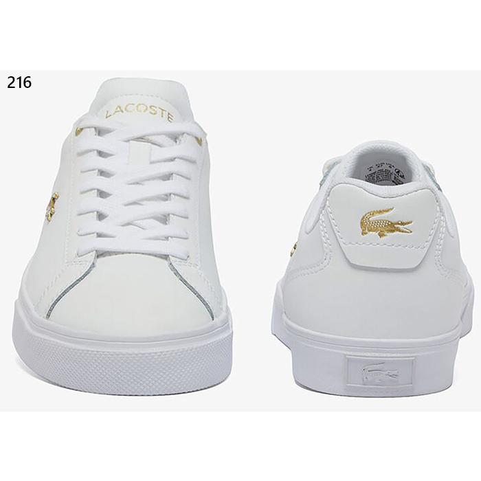 LACOSTE シューズ・スニーカー LEROND PRO 224 1 CFA  4  ホワイト/ゴールド(216) LACOSTE（ラコステ） レディース レロンド プロ LEROND PRO 224 1 CF