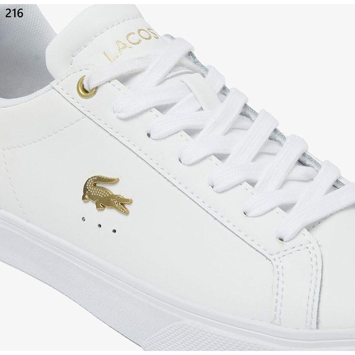 LACOSTE シューズ・スニーカー LEROND PRO 224 1 CFA  4  ホワイト/ゴールド(216) LACOSTE（ラコステ） レディース レロンド プロ LEROND PRO 224 1 CF