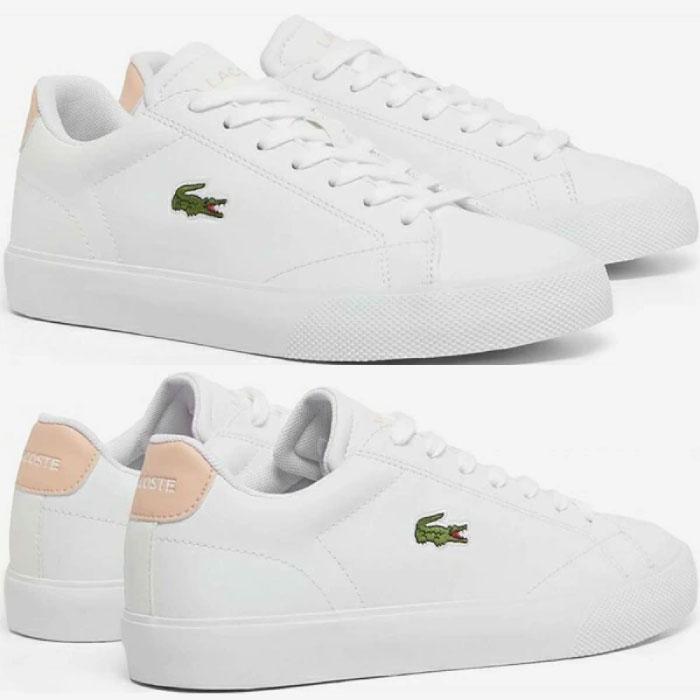 ラコステ レディース LEROND SET 125 2 CFA スニーカー シューズ 紐靴 ローカット 通勤 通学 ホワイト 白 送料無料 LACOSTE 49CFA0037 LACOSTE（ラコステ） レディース LEROND SET 125 2 CFA スニーカー