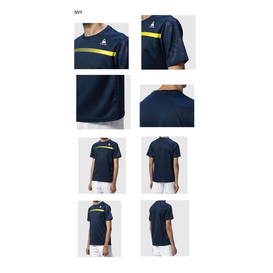 ルコックスポルティフ メンズ 半袖シャツ テニス バドミントンウェア トップス Tシャツ Jta公認 Qtmpja02 Lecoq 5084 バイタライザー 通販 Yahoo ショッピング