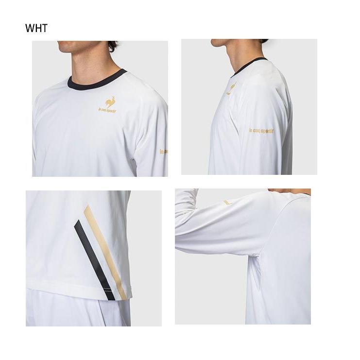 ルコックスポルティフ メンズ 長袖シャツ テニス Off Qtmsjb00 バドミントンウェア トップス Tシャツ