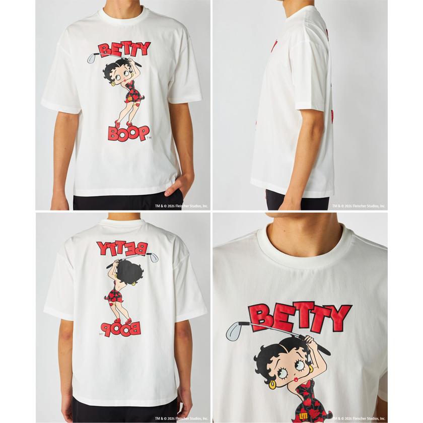 Loudmouth ラウンドマウス Betty Boop 半袖Tシャツ LOUDMOUTH（ラウドマウスゴルフ） ラウドマウス レディース ベティー