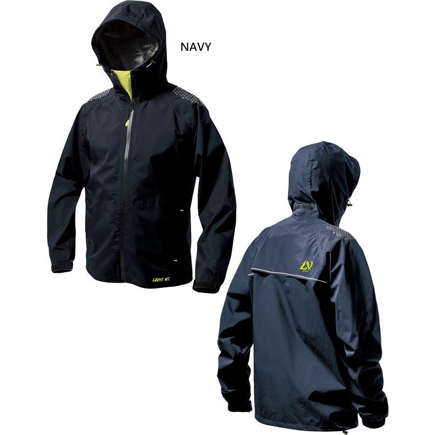 Makku（マック） メンズ ライトビズ レインジャケット LIGHT VIZ