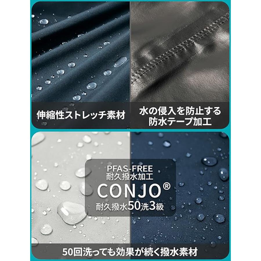 Makku（マック） メンズ エアレインジャケット プロテクターセット