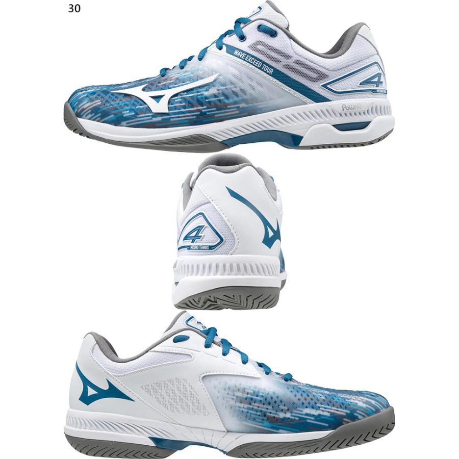 2e幅 オールコート用 ミズノ メンズ レディース ウエーブエクシード ツアー4 Ac テニスシューズ 61ga70 Mizuno バイタライザー 通販 Yahoo ショッピング