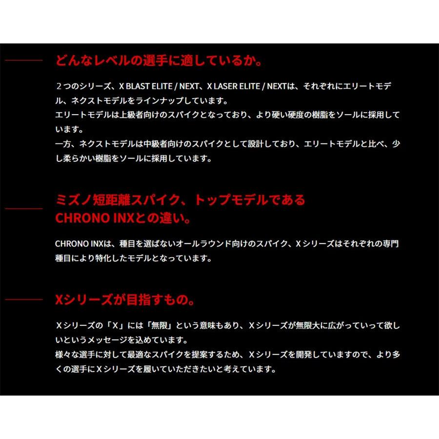ミズノ メンズ レディース エックスレーザー エリート 祝開店大放出セール開催中 陸上競技 U1ga2101 シューズ ランスパ 中距離 短距離 陸上スパイク