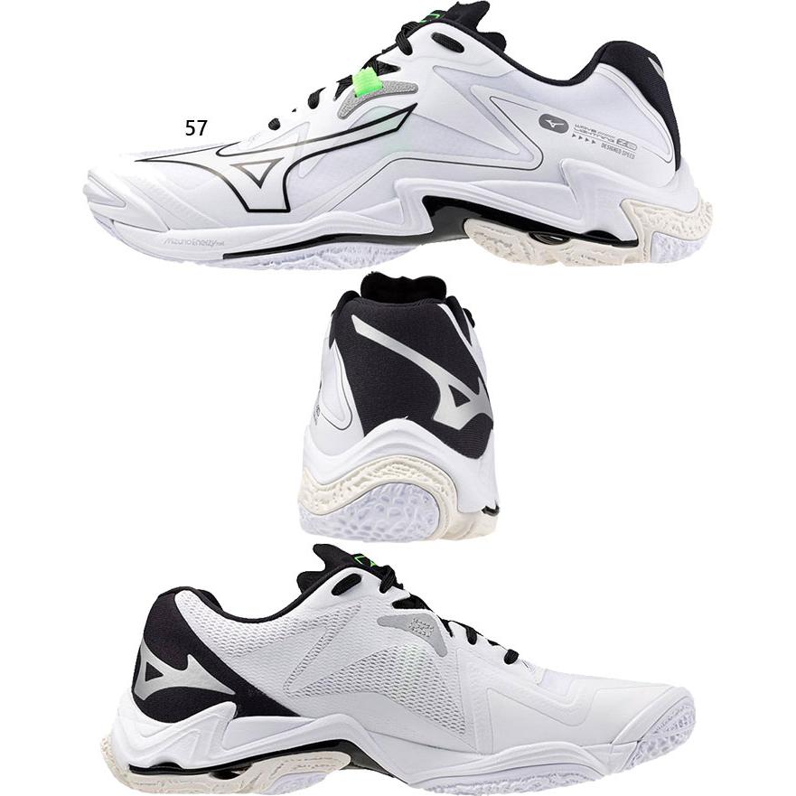 ワイド幅 幅広 3E幅 ミズノ メンズ レディース ウエーブライトニング Z8 WIDE バレーボールシューズ ローカット ホワイト 白 ブラック 黒 送料無料 Mizuno V1GA2401 MIZUNO（ミズノ） ワイド幅 幅広 3E幅 メンズ レディース ウエーブ