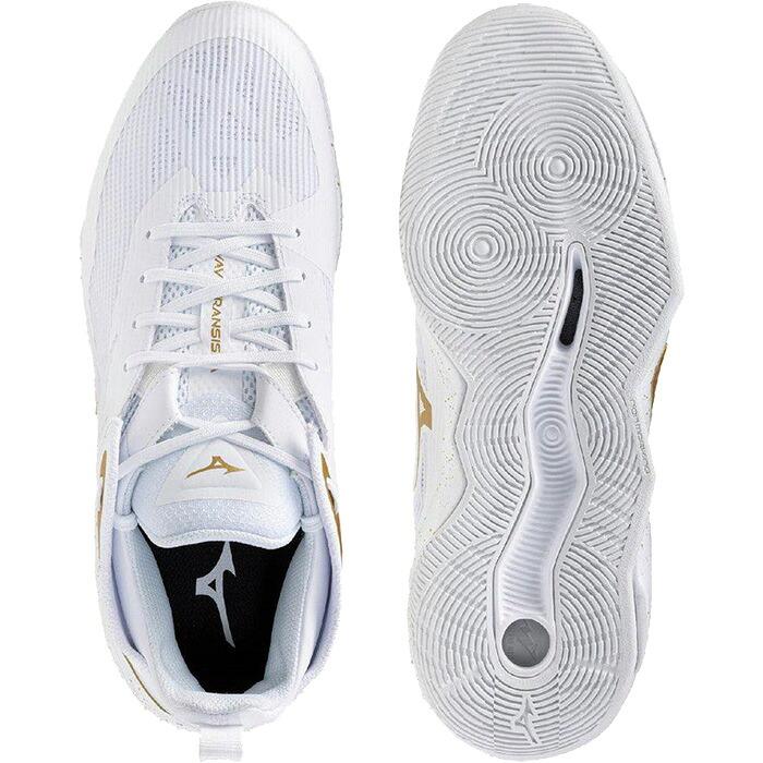 ミズノウエーブトランジスタ バッシュ バスケインドア MIZUNO（ミズノ） 2.5E幅相当 メンズ レディース ウエーブトランジスタ