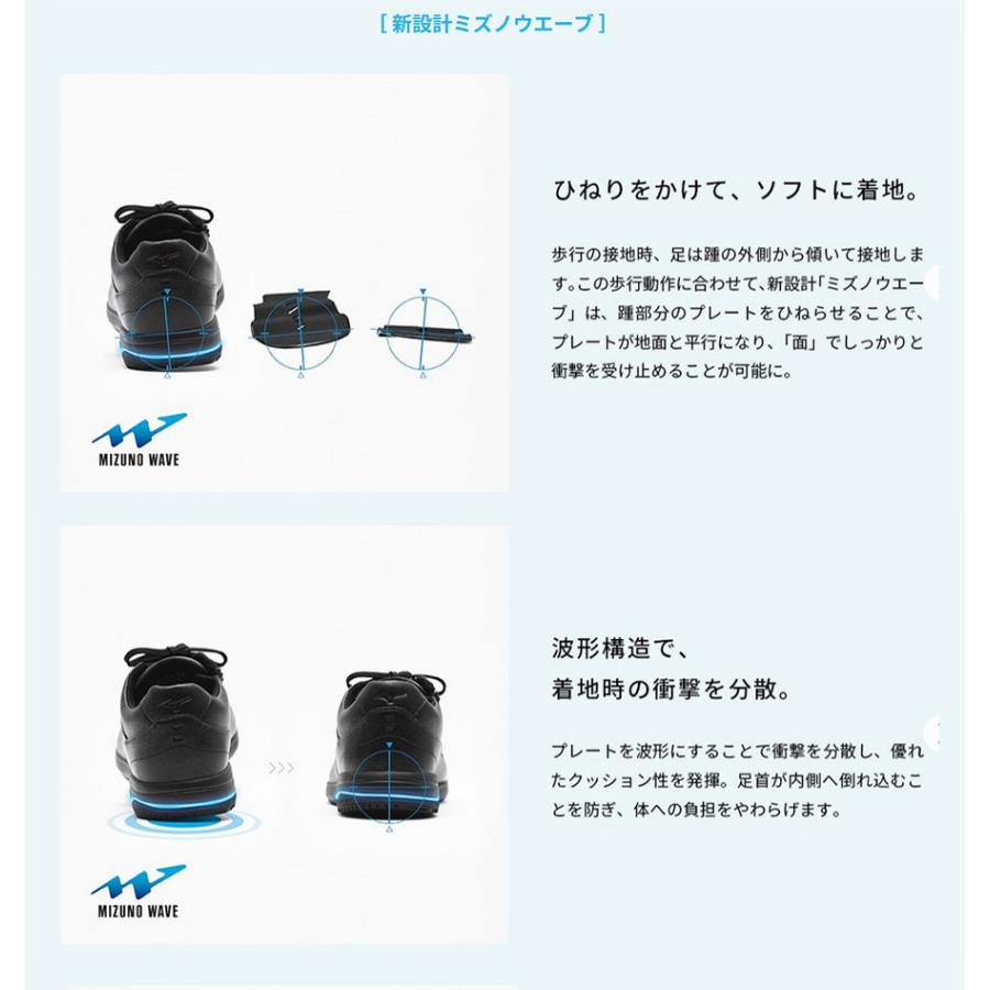 MIZUNO（ミズノ） 3E幅相当 レディース LD40 VII ウォーキングシューズ