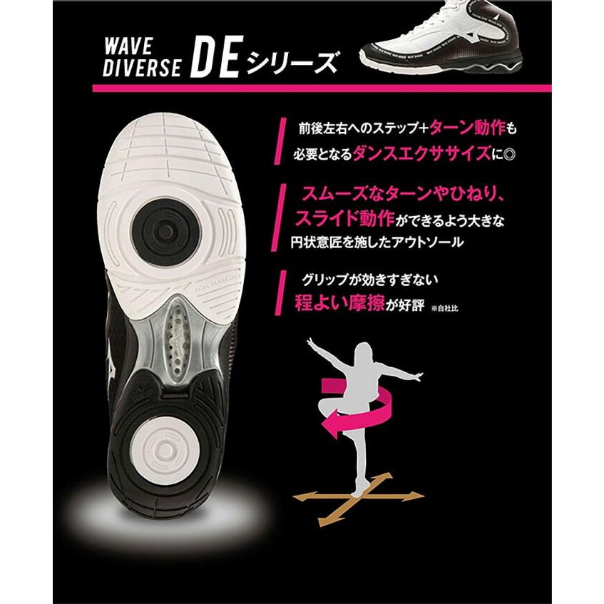 MIZUNO（ミズノ） 2E幅 レディース ウエーブダイバース DE 2