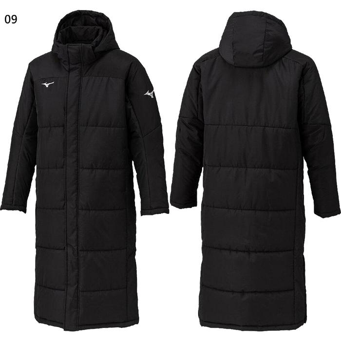 Mizuno ミズノ　ブレスサーモ　ブラック ベンチコート Lサイズ MIZUNO（ミズノ） メンズ レディース テックフィル ブレスサーモコート