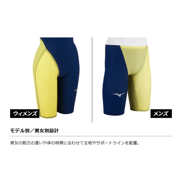 WA承認 ミズノ メンズ GXソニックロイヤル GX・SONIC ROYAL MT 競泳用ハーフスパッツ スイムウエア スイミング 水泳 競泳水着 N2MBD002