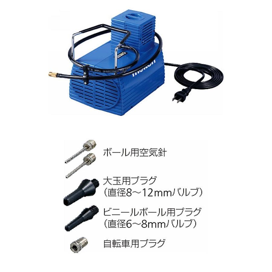 モルテン メンズ レディース ミニコンプレッサー スポーツ用具 学校体育 ボール 自転車 空気入れ 電動 MCSの画像