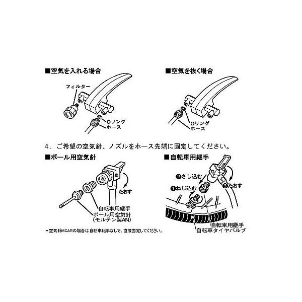 モルテン メンズ レディース スマートラビット スポーツ用具 学校体育 ボール 自転車 空気入れ 電動 MCSRの画像