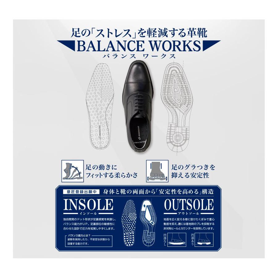 MoonStar（ムーンスター） 3E幅 メンズ バランスワークス BALANCE