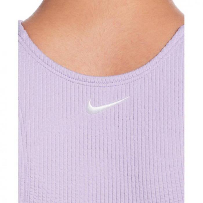 NIKE（ナイキ） レディース リブハイネックビキニトップ スイムウエア